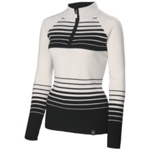 Neve Hailey Sweater - Merino Wool, Zip Neck, Long Sleeve (For Women) in Black - Closeouts