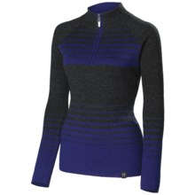 Neve Hailey Sweater - Merino Wool, Zip Neck, Long Sleeve (For Women) in Cobalt - Closeouts
