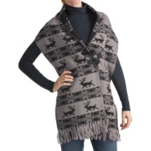 Neve Hazel Shawl - Merino Wool (For Women) in Black - Closeouts