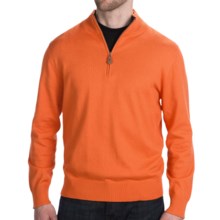 Neve Henry Sweater - Zip Neck (For Men) in Marigold - Closeouts