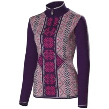 Neve Isabella Sweater - Merino Wool, Zip Neck (For Women) in Raspberry - Closeouts