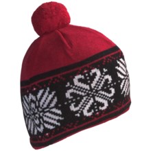 Neve Izabella Beanie Hat - Merino Wool (For Women) in Wine - Closeouts