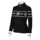 Neve Joy Ice Crystals Merino Wool Sweater - Zip Neck (For Women)