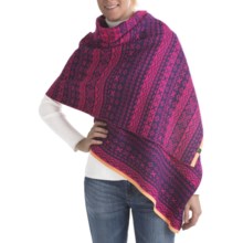Neve Kay Ultrafine Merino Wool Shawl (For Women) in Raspberry - Closeouts