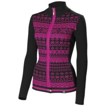 Neve Kay Ultrafine Merino Wool Zip Sweater (For Women) in Black - Closeouts