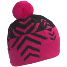Neve Leah Beanie Hat - Merino Wool (For Women) in Raspberry - Closeouts