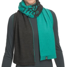 Neve Leah Scarf - Ultrafine Merino Wool (For Women) in Jade - Closeouts