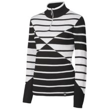 Neve Lindsey Sweater - Merino Wool, Zip Neck, Long Sleeve (For Women) in Black - Closeouts