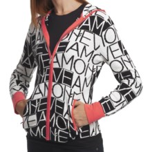 Neve Mara Hoodie - Cotton-Wool, Full Zip (For Women) in Black - Closeouts