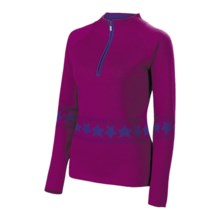 Neve Melanie Star Merino Wool Sweater - Zip Neck (For Women) in Gem - Closeouts