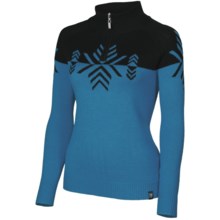 Neve Natalie Sweater - Merino Wool, Zip Neck (For Women) in Glacier - Closeouts