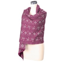 Neve Olivia Nordic Shawl - Merino Wool (For Women) in Claret - Closeouts