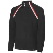 Neve Parker Sweater - Merino Wool, Zip Neck (For Men) in Black - Closeouts