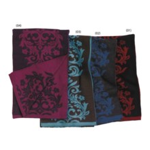 Neve Quinn Scarf - Merino Wool, Reversible (For Women) in Grape - Closeouts