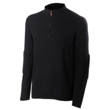 Neve Tom Sweater - Cotton-Merino Wool, Zip Neck (For Men) in Black - Closeouts