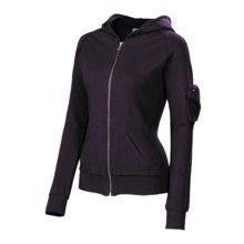 Neve Tori Hoodie Sweatshirt - French Terry (For Women) in Grape - Closeouts