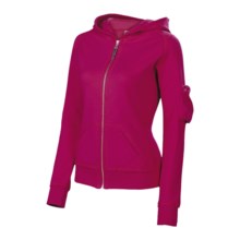 Neve Tori Hoodie Sweatshirt - French Terry (For Women) in Raspberry - Closeouts