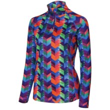 Neve Traverse Base Layer Top - Zip Neck, Long Sleeve (For Women) in Traverse Print - Closeouts
