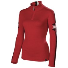 Neve Zoe Sweater - Merino Wool, Zip Neck (For Women) in Red - Closeouts