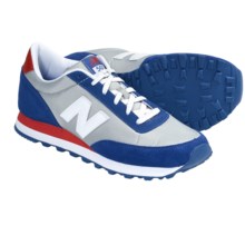 New Balance 501 Retro Running Shoes (For Men) in Blue/White/Red - Closeouts