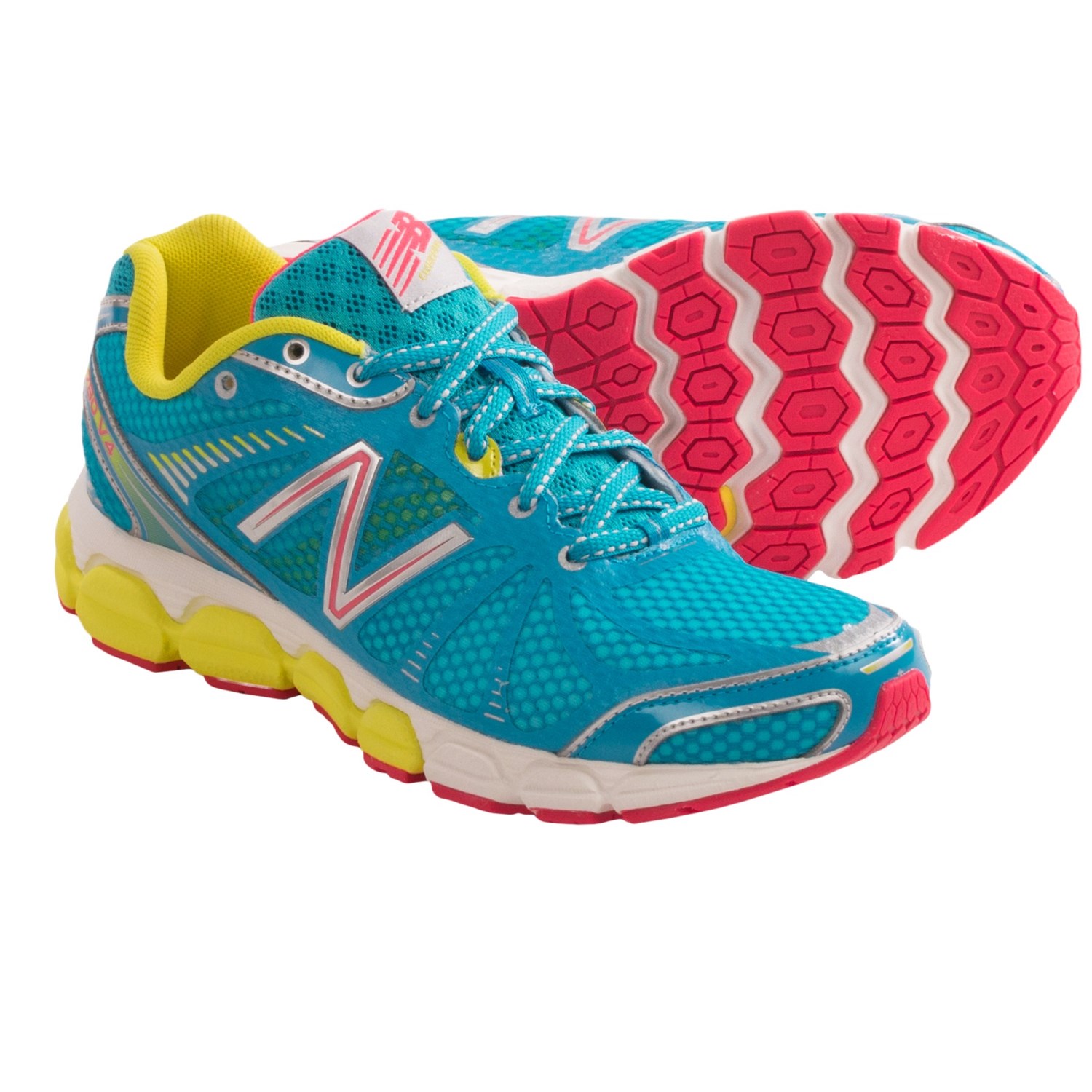 New Balance Women's 496v2 Grey/Pink Athletic Shoe - Wide Width