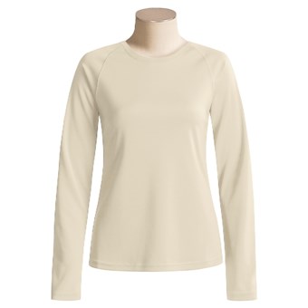 New Balance Boat Neck Shirt - Long Sleeve (For Women) in Birch