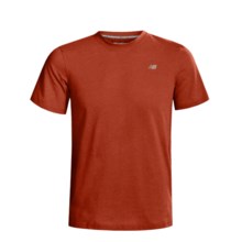 New Balance Breathable T-Shirt - Short Sleeve (For Men) in Pompeian Red - Closeouts