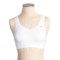 White New Balance Fit Crop Sports Bra (For Women)