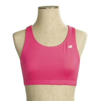 New Balance Fit Sports Bra (For Women) in Magenta