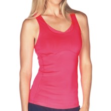New Balance Get Back Racerback Tank Top - Built-In Shelf Bra (For Women) in Rasberry - Closeouts