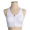 White New Balance High-Profile Crop Sports Bra - High Impact (For Women)
