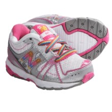 New Balance KJ689 Running Shoes (For Infants and Toddlers) in Silver/Pink - Closeouts