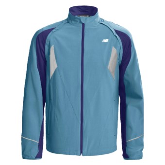 New Balance Lightweight Convertible Jacket - Cocona® (For Men) in Blue Ashes/Aviator