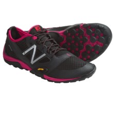 New Balance Minimus WT20 Trail Running Shoes - Minimalist, Closed-Weave Mesh (For Women) in Black/Pink - Closeouts