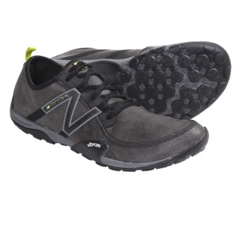 New Balance MT10 Minimus Leather Trail Shoes - Minimalist (For Men) in Grey/Green