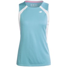 New Balance NBX Adapter Shirt - Sleeveless (For Women) in Grotto Blue/White - Closeouts
