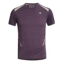 New Balance NBX Adapter Shirt - X-Static®, Short Sleeve (For Men) in Mysterioso/Paloma - Closeouts