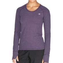 New Balance NBX Minimus Shirt - Long Sleeve (For Women) in Blackberry Cordial - Closeouts