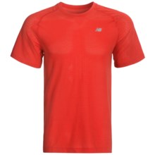 New Balance NBX Minimus T-Shirt - X-Static®, Short Sleeve (For Men) in Chinese Red - Closeouts
