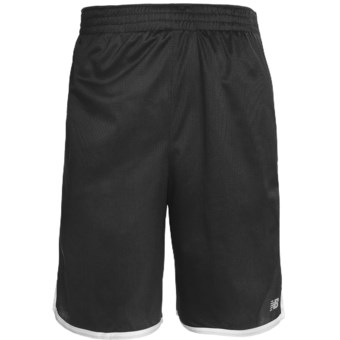 New Balance Pindot Mesh Shorts (For Men) in Black