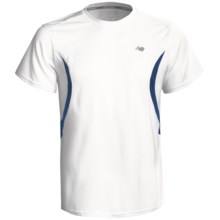 New Balance Run Shirt - Short Sleeve (For Men) in White - Closeouts
