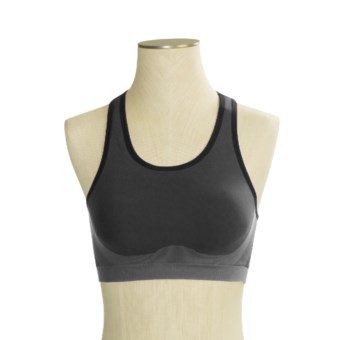 New Balance Seamless Cocona® Crop Top (For Women) in Black