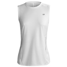 New Balance Tempo Tank Top - UPF 20+ (For Women) in White - Closeouts