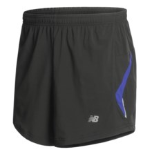 New Balance Track Shorts - Inner Brief, Lightning Dry® (For Men) in Black/Limoges - Closeouts
