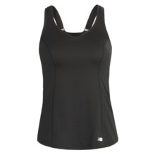 New Balance Versatility Cami Tank Top - Built-In Sports Bra (For Women) in Black - Closeouts