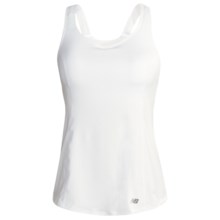 New Balance Versatility Cami Tank Top - Built-In Sports Bra (For Women) in White - Closeouts