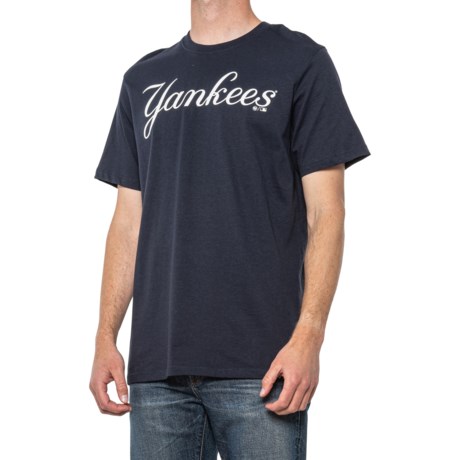 47Brand New York Yankees Super Rival T-Shirt - Short Sleeve (For Men) - FALL NAVY (M )