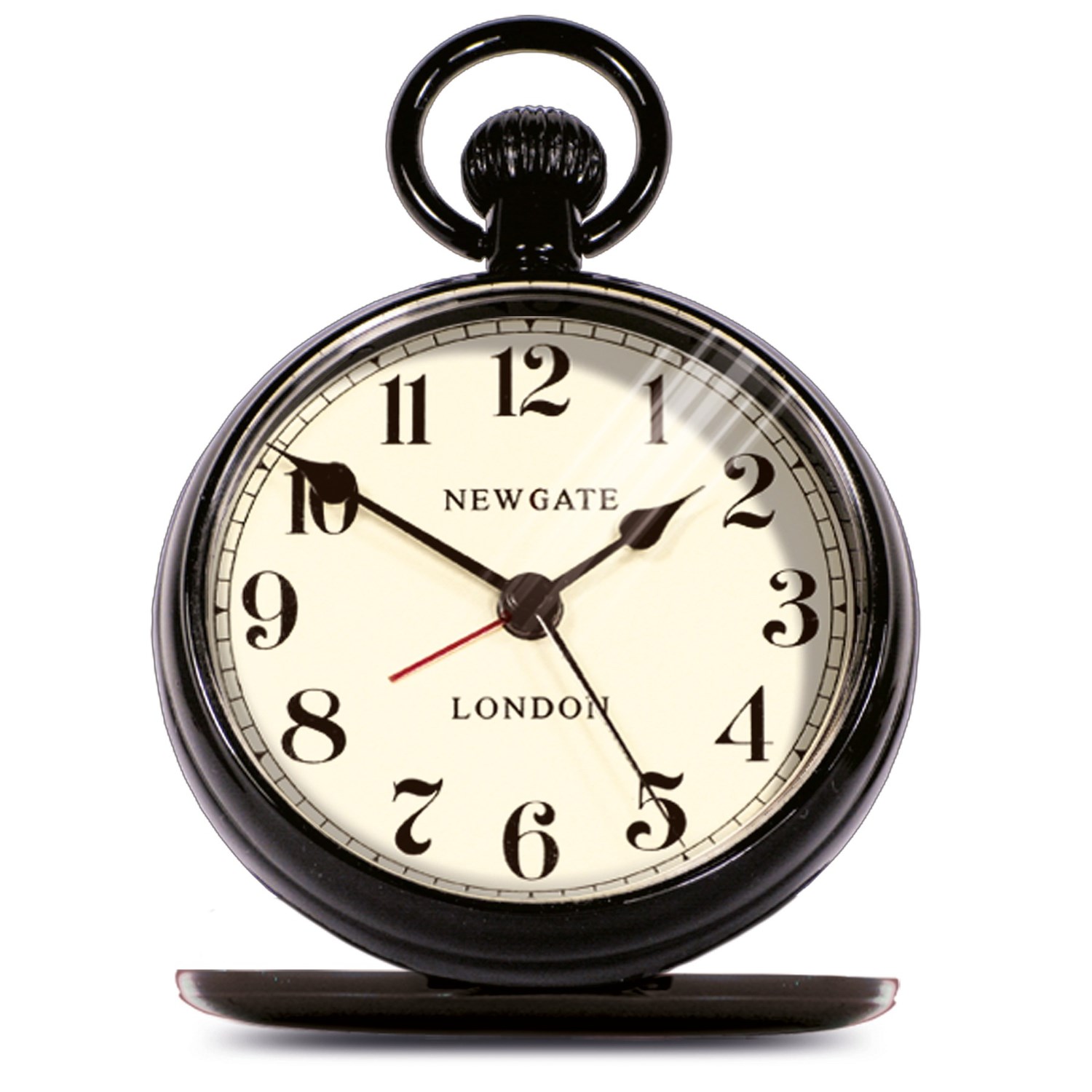 Newgate Regulator Alarm Clock in Black
