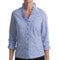 Nexx Ruffled Chambray Shirt - Cotton, 3/4 Sleeve (For Women) in Chambray