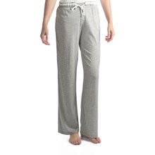 Nicole Miller Solid Satin Drawstring Pants (For Women) in Heather Grey - Closeouts